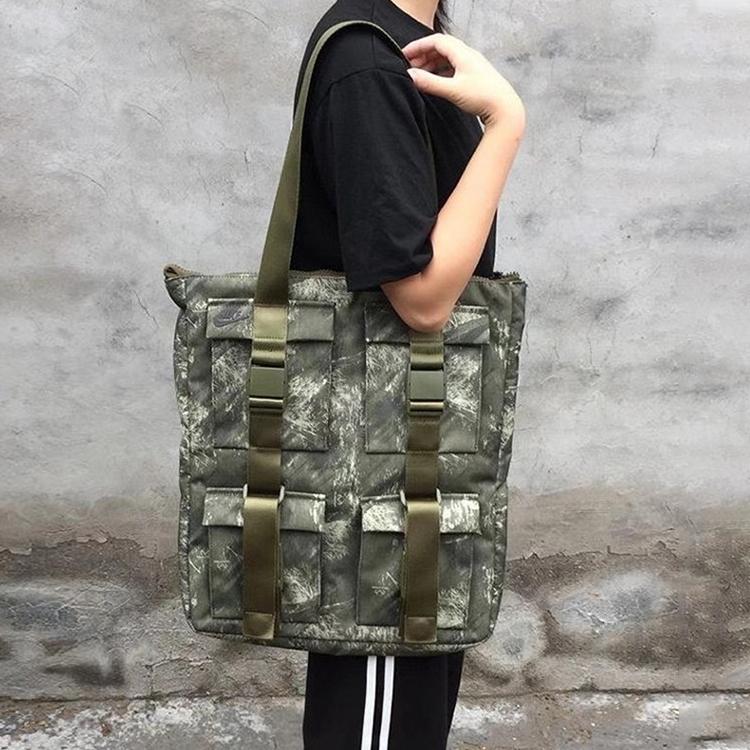 New Nike Polyester Tote Bag Shopping Bag Shoulder Bag Crossbody Bag Handbag Regular Unisex Olive Green BA6378-395