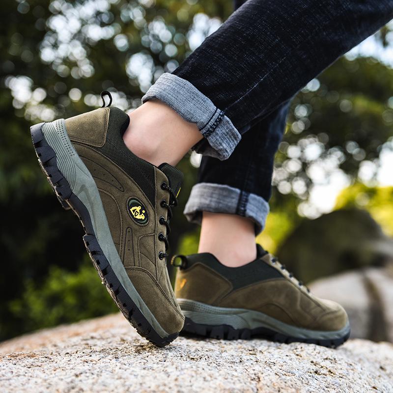 Paar Plus Size Modische Anti-Rutsch-Low-Top-Outdoor-Wanderschuhe Sport- und Freizeitschuhe Wanderschuhe 36-49
