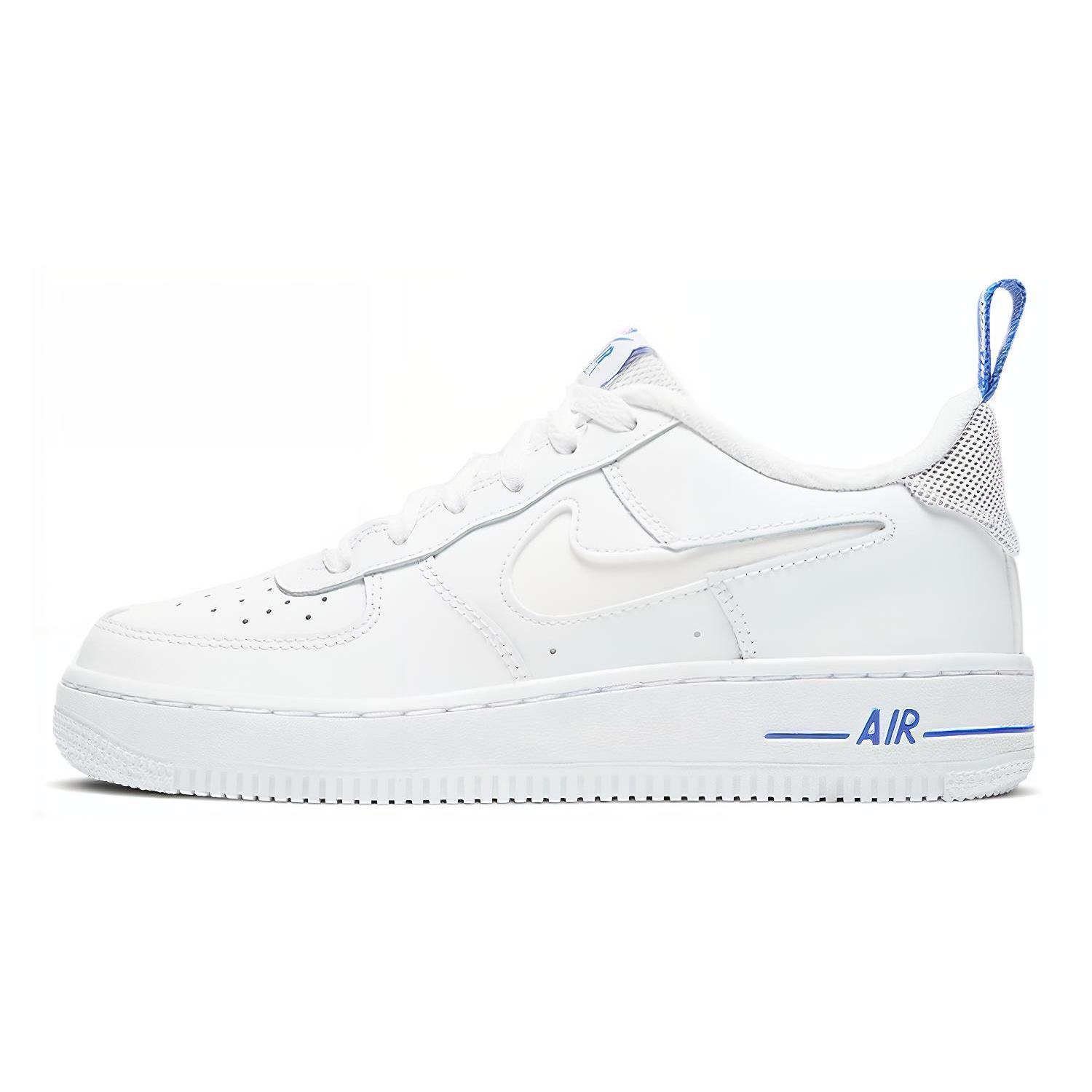 

Новые Nike Air Force 1 Low 07 LV8 Белый Голубой гонщик GS DD3227-100 38
