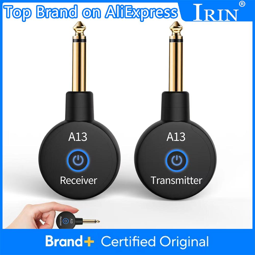 2.4G Wireless Guitar System Rechargeable Guitar Transmitter Receiver Dual Modes Switching Plug and Play Automatic Pairing