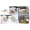 Bath Tub Table Board Wire Bathing Rack for Tablet Soap Shampoo