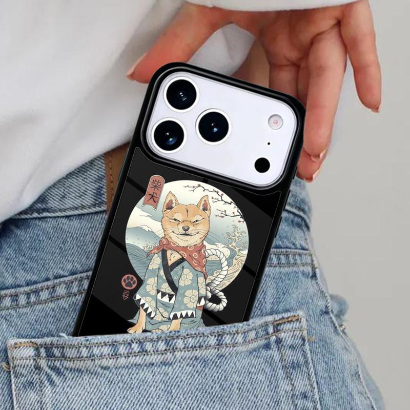 

Чехол в японском стиле с тигром, кошкой и сиба-ину для iPhone 16e 15 14 13 12 17 Pro Max Plus Air 17pro Чехол Coque iPhone 13 mini
