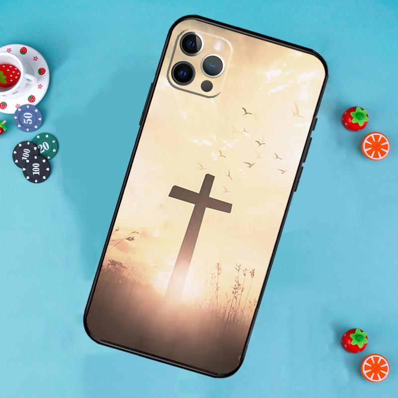 New Faith Christian Religious Jesus Phone Case For iPhone 16 15 14 Pro Max 11 12 Pro 13 Pro Max XS Max XR X Plus Back Cover