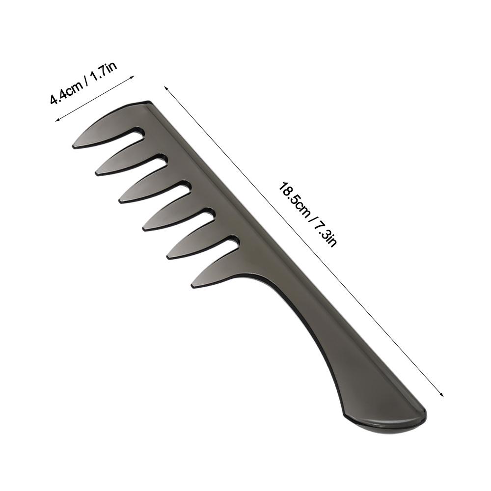 Wide Teeth Hair Comb Male Plastic Classic Oil Slick Styling Hair Brush Anti static Detangling Hairbrush
