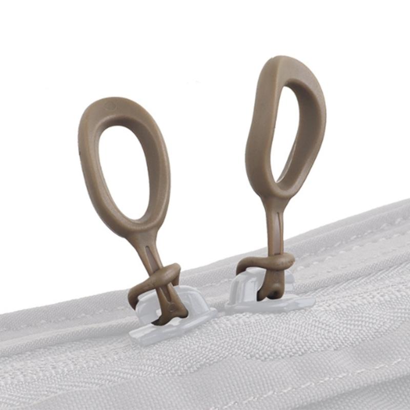 5pack Replacement Zippers Tabs Cord Zippers Pull Tabs Zippers Pull Pullers for Luggage Backpacks Jackets Handbags