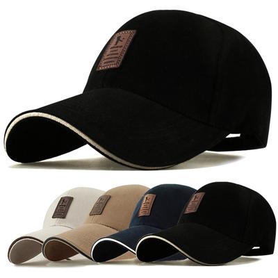 Zomer Dames Heren Gestructureerde Baseball Cap Effen Katoen Verstelbare Snapback Zonnehoed Buitensport Hip Hop Baseball Hoed Casquette