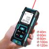 40m/60m/80m/100m/120m Lazerinis Skaitmeninis Matavimo Juosta Lazerinis Atstumo Matuoklis Lazerinis Diapazono Ieškiklis Matavimo Juosta Lazerinis Ieškiklis 120x51x29mm