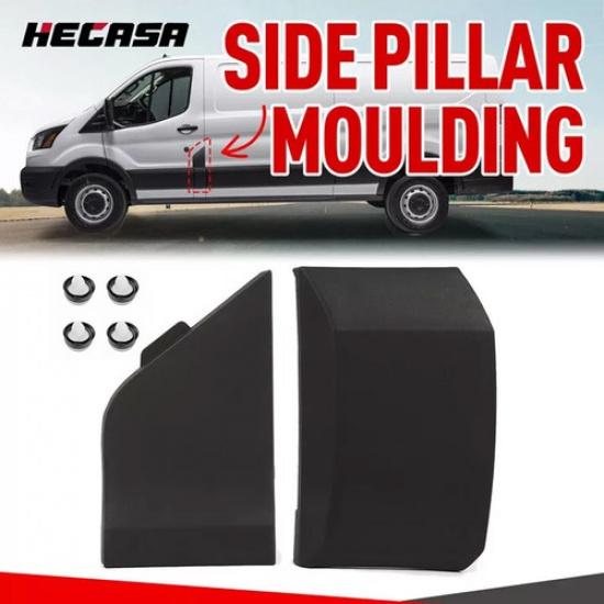 For Ford Transit Van 2015- Fuel Door Gas Cap Hatch Cover & Molding Trim Kit