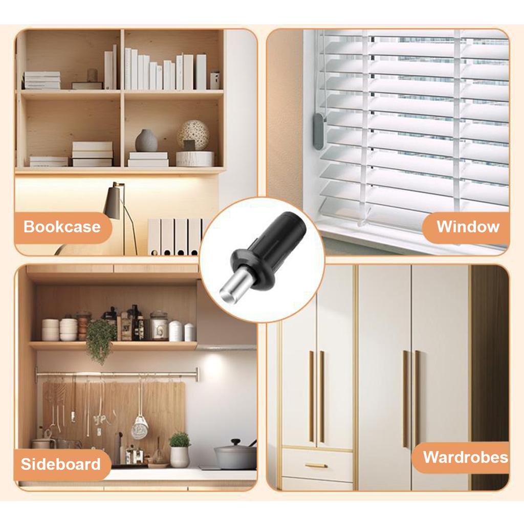 10 Stück Plantagen-Fensterläden, Reparaturstift Universeller Fensterladenstift, Eisen Teleskop-Fensterladenbolzen