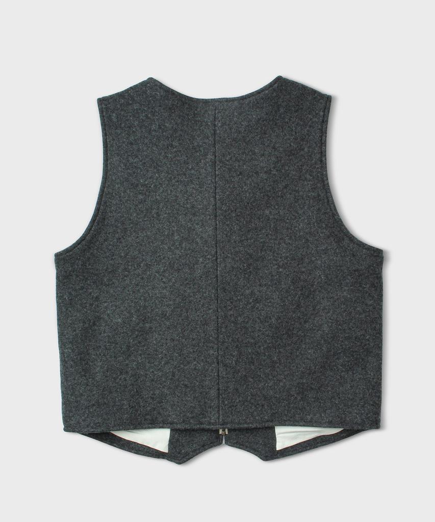 Vdr Tanker Wool Vest [Ghost Gray]