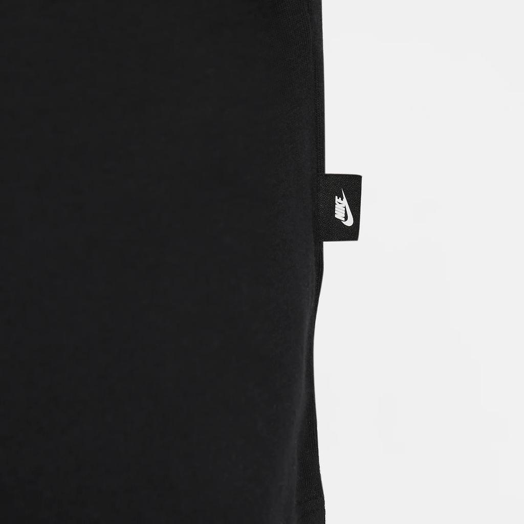 Nike Solid Color Letter Cartoon Anime Print Round Neck Pullover Short Sleeve T-Shirt Men T-Shirts Black DZ2848-010