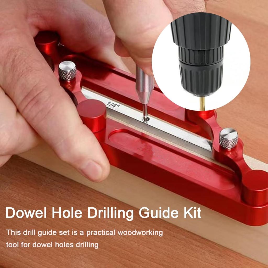 Center Gauge, Woodworking Center Scribe Offset scribing Centering Tool, can be Replaced with Different Specification Marking Rod (inch+metrication)