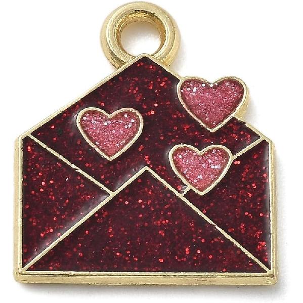 LiQunSweet 20 pcs 10 Styles Vegetable and Fruit Enamel Charms Watermelon Strawberry Banana Carrot Charms for DIY Jewelry Bracelet Necklace Earring