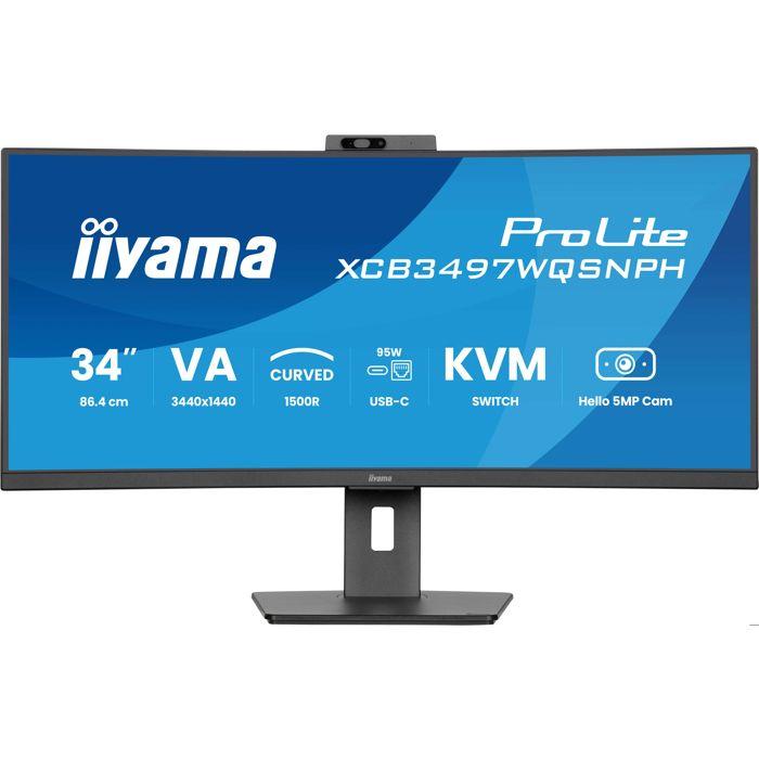 Moniteur - IIYAMA - XCB3497WQSNPH-B1 - 34 Pouces - 3440 X 1440 - 1800R