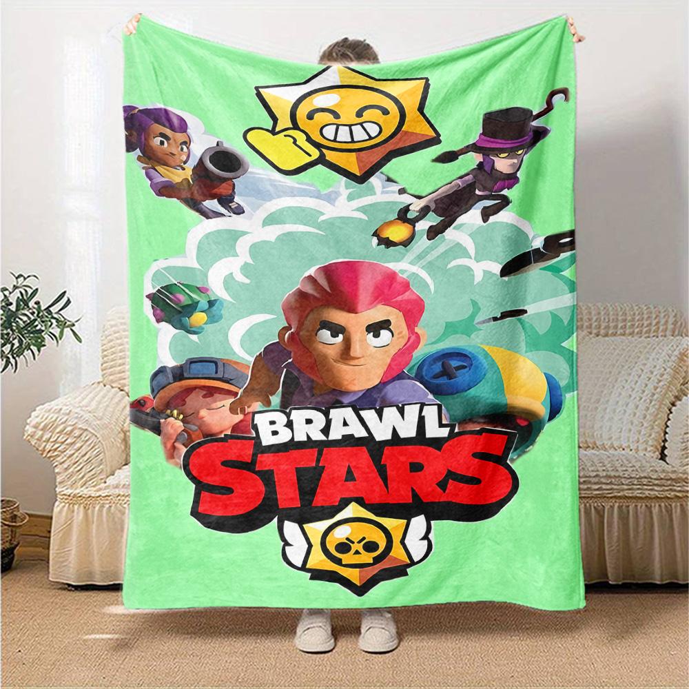 Brawl Stars Blanket Durable Comfort Great for Couch Sofa Bedding for All Occasions Modern Style Ideal Gift for Friends Family Couples Picnic