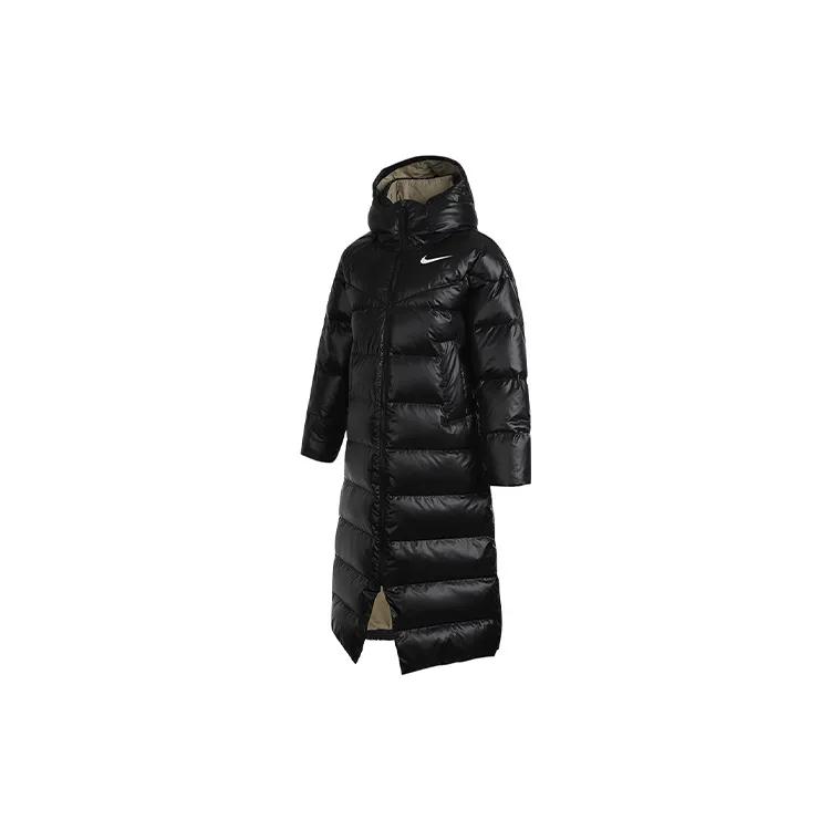 Nike Down Jackets Women's Black Hooded Thickened Other (Unisex) Down Jackets CU5821 010