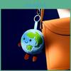 Cartoon Cute Earth Plush Toy Keychain With Pp Cotton Filling For Backpack Decor