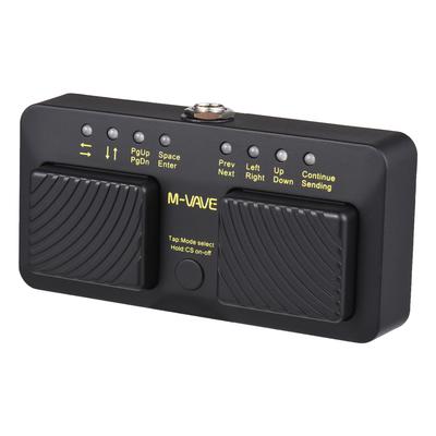 M-VAVE CUBE TURNER PRO Rechargeable Wireless Intelligent MIDI Control Pedal Page Turner Pedal Music