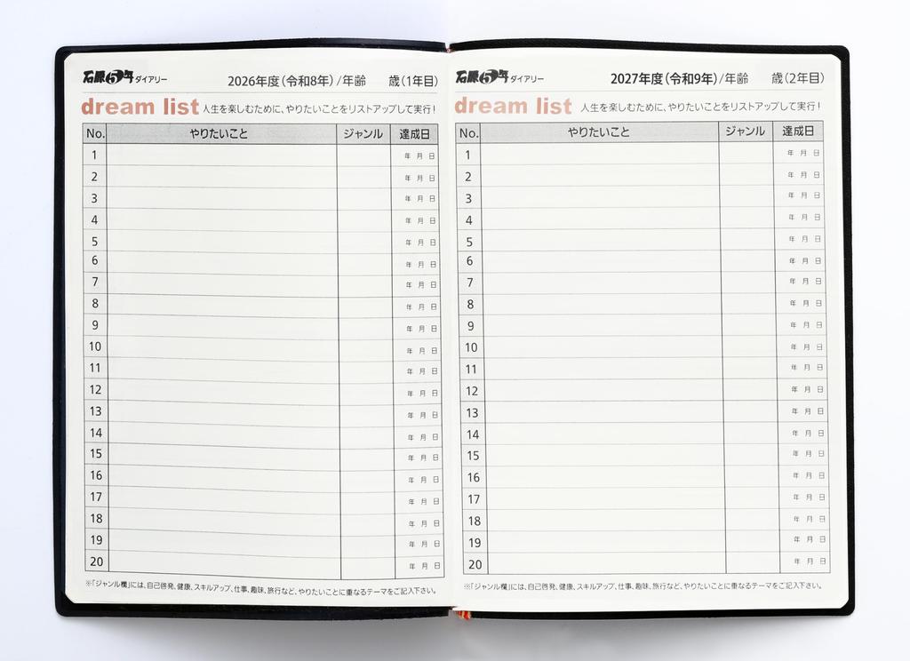 Ishihara Publishing 2026 Ishihara 5-Year Diary, B6, Navy Blue, D052601