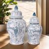Jingdezhen Blue and White Porcelain Decorative Ceramic Jar for Home Entrance