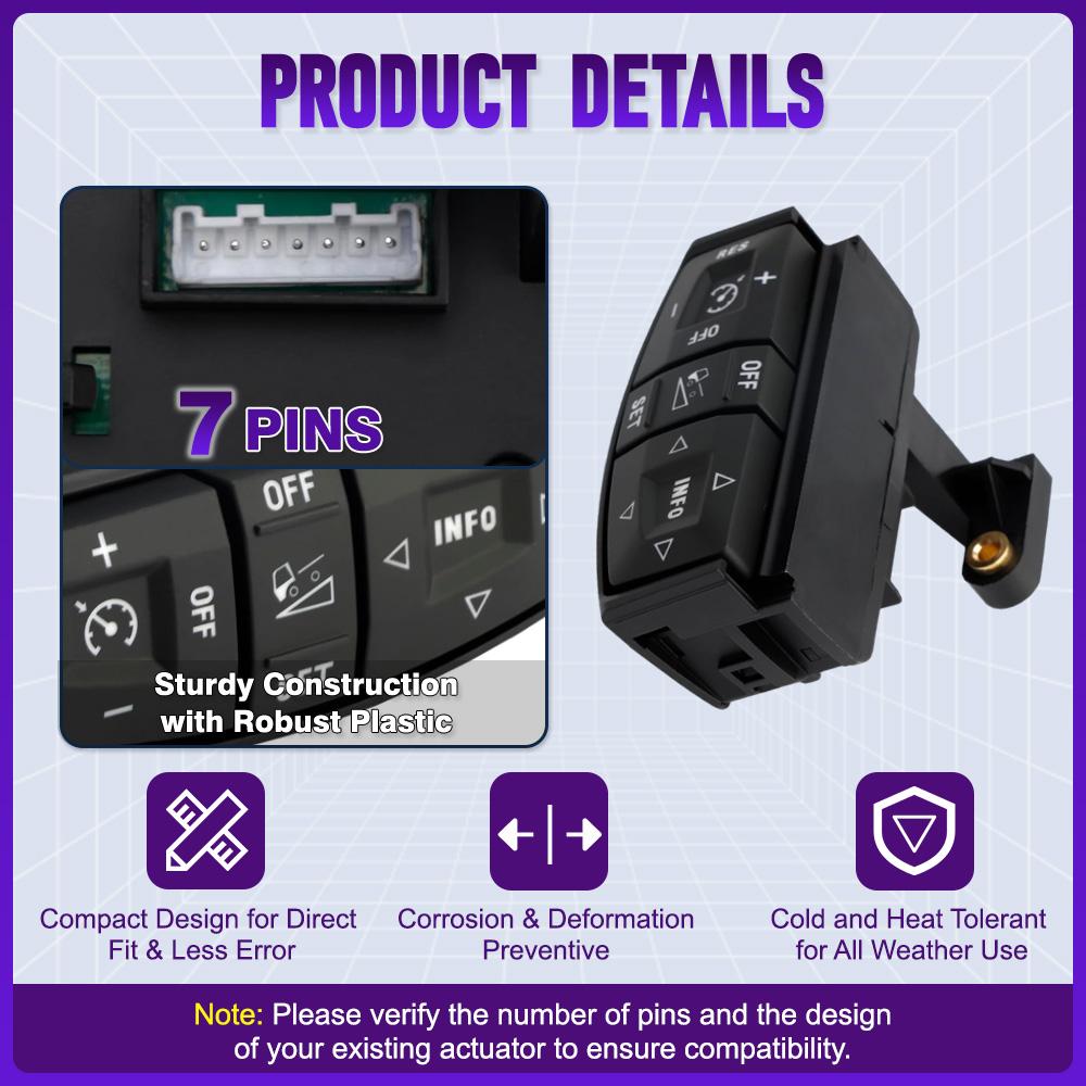 Car Steering Wheel Control Switch Cruise Control For SCANIA P G R T Series Truck 1486286 1486287