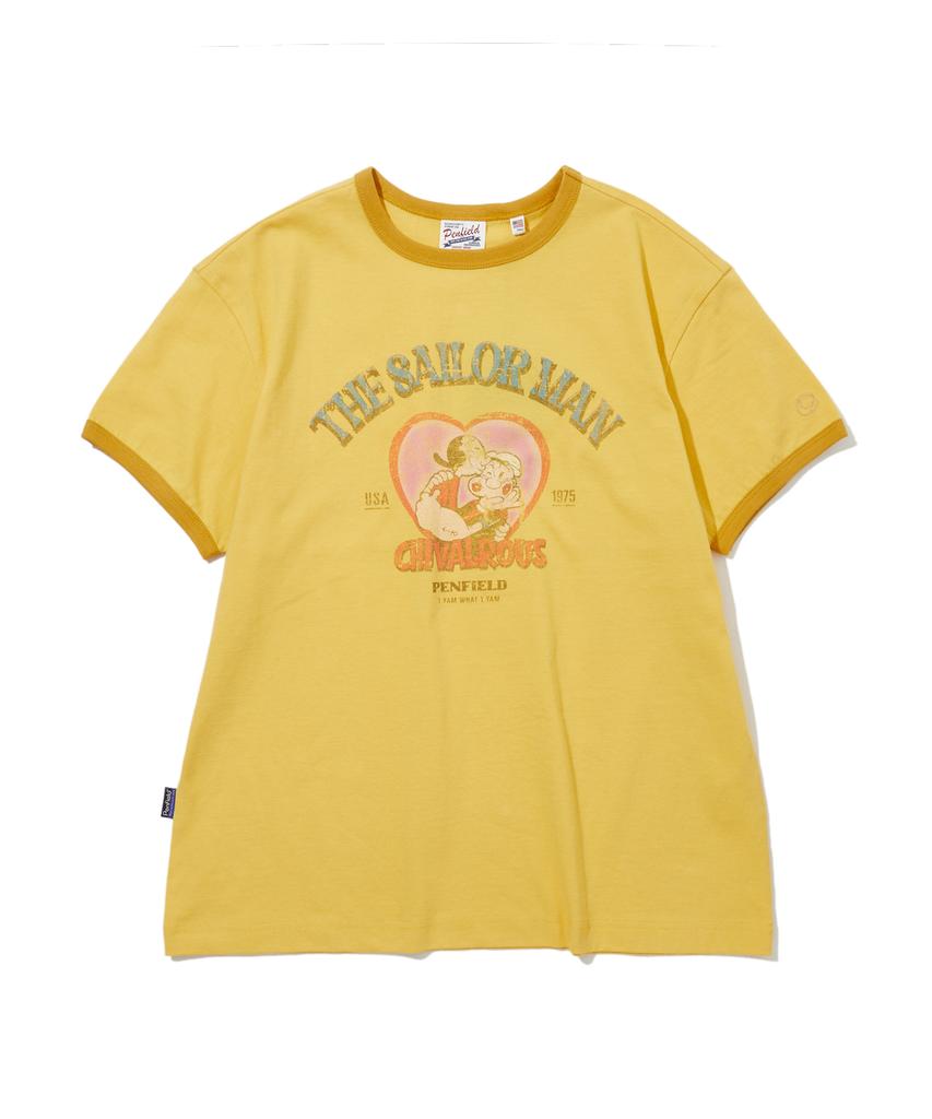 PENFIELD Vintage Series Chivalrous Short Sleeve T-Shirt Yellow_Fs2Kt43U