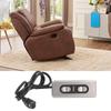 ABS Electric Recliner Switches Double Motor Controllers Silents Operations USB Charging Ergonomic Handheld Designs