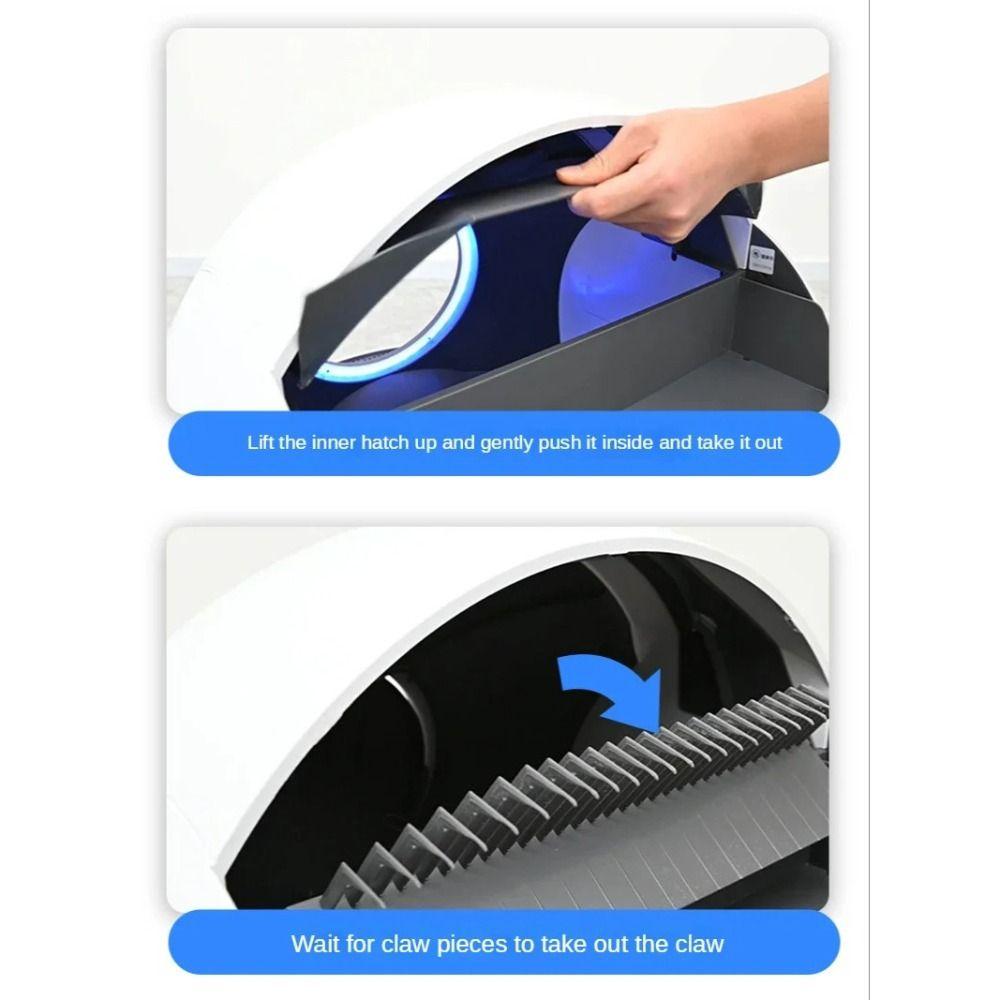 2024 Automatic Replacement Rake Durable Easy To Install Artículos Para Mascotas Cat Litter Box Accessories Cat Litter Shovel