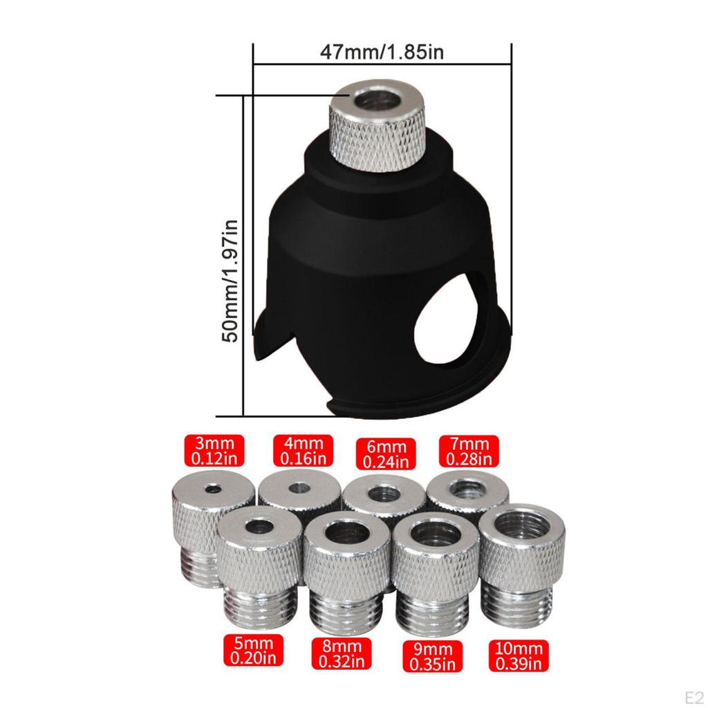 90 Degree Drill Hole Guide Puncher Replacement Portable Professional Punch Tool Aluminum Alloy