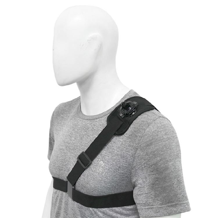 PC Nylon Chest Harness Adapter Strap Mount Providing 360 Degree Rotation For Sports Camera Mounting