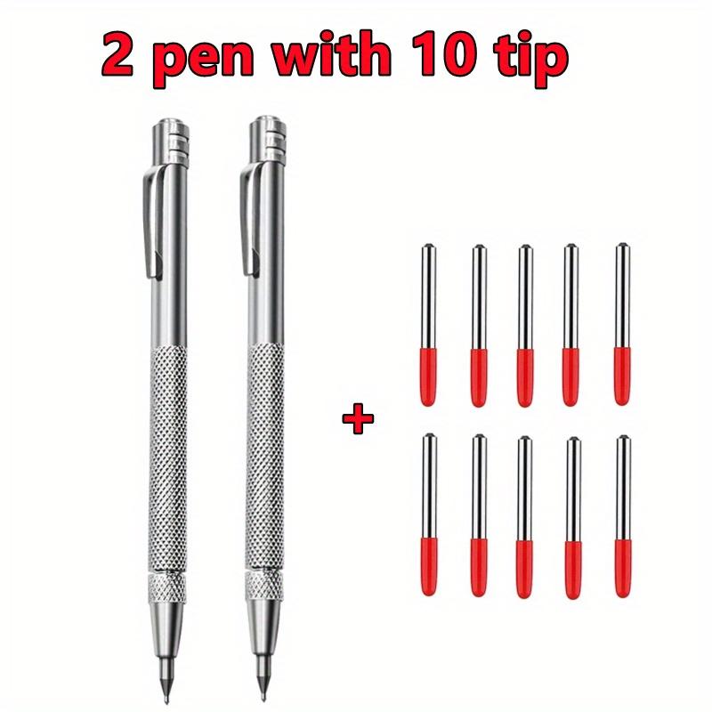 New Alloy Scribe Pen Carbide Scriber Pen Metal Wood Glass Tile Cutting Marker Pencil Metalworking Woodworking Hand Tools Kits