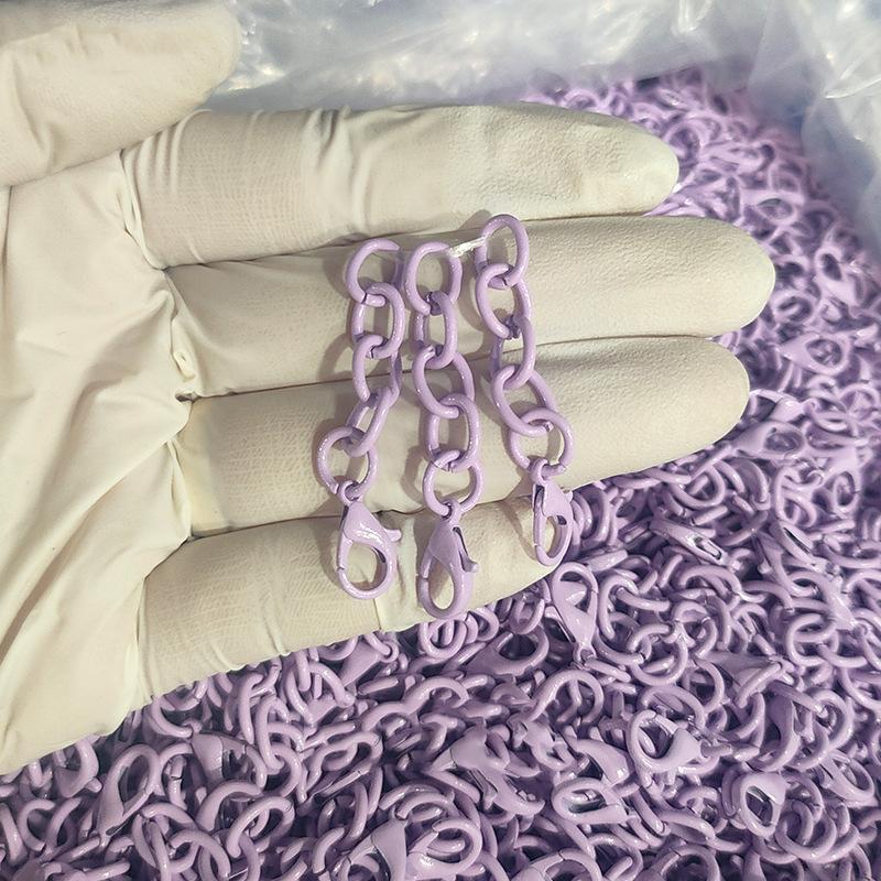 10-20PCS Metal Colorful Keyring Extension Chain Tail Lobster Clasps Keychain Charms for Necklace Bracelet Pendant Jewelry Making