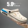 Zomer Buiten Non-Slip Gesloten Teen Slippers voor Mannen - Stap-Op-Lucht Gevoel, Unisex Sport Strand Sandalen