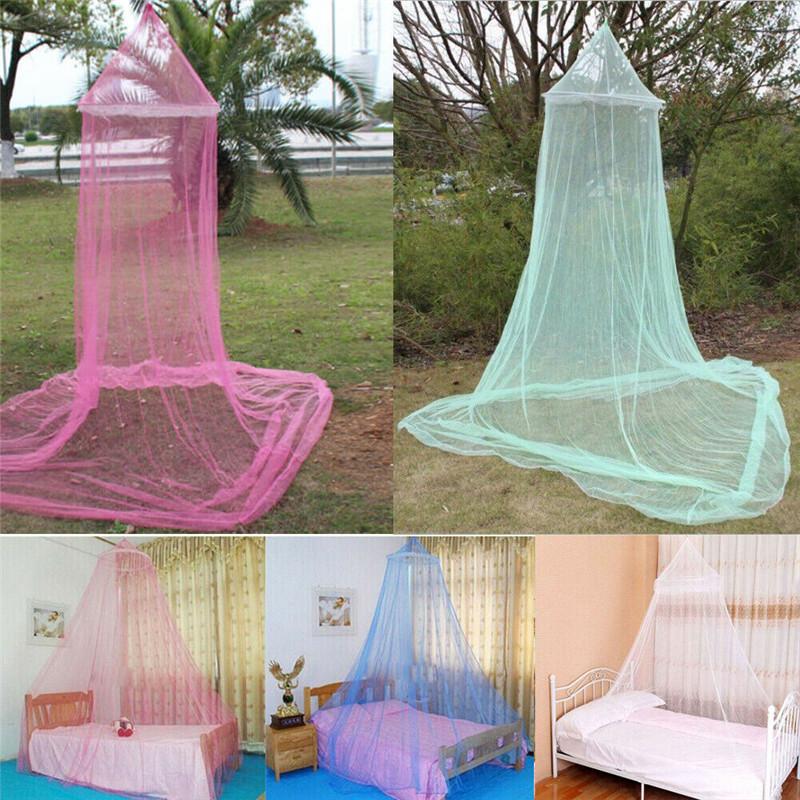 Mosquito Bed Net Curtains Canopy Round Insect Reject Net Netting Dome Tent Bed