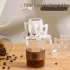 Retractable Travel Coffee Filter Holder – Portable Clip for Disposable Drip Bags