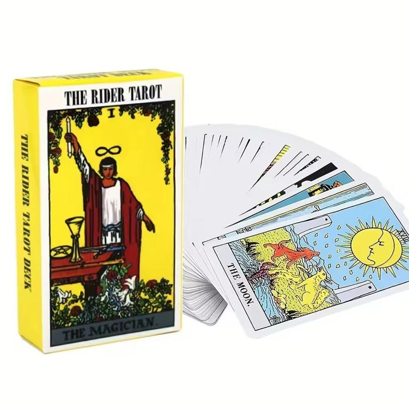 The Rider Tarot Deck Cards 78pcs Oracle Deck for Beginners, Classic Tarots with PDF-guidebook