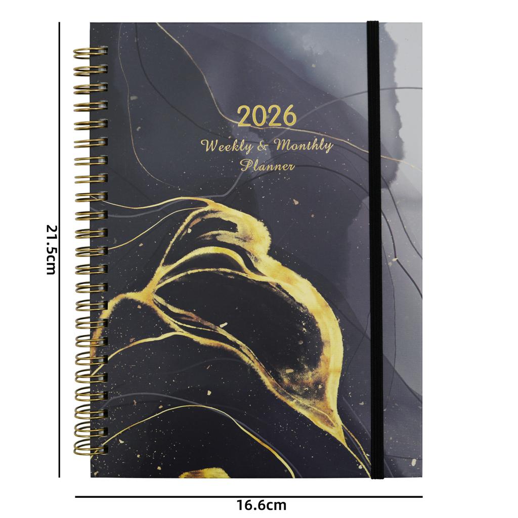 Strap Weekly Plan Book Schedule Book Coil Planner Journal Notebook