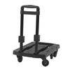 Folding Hand Truck 440lbs Heavy Duty Dolly Cart with 4 360 Degrees  Rotating Wheels for Airport Travel