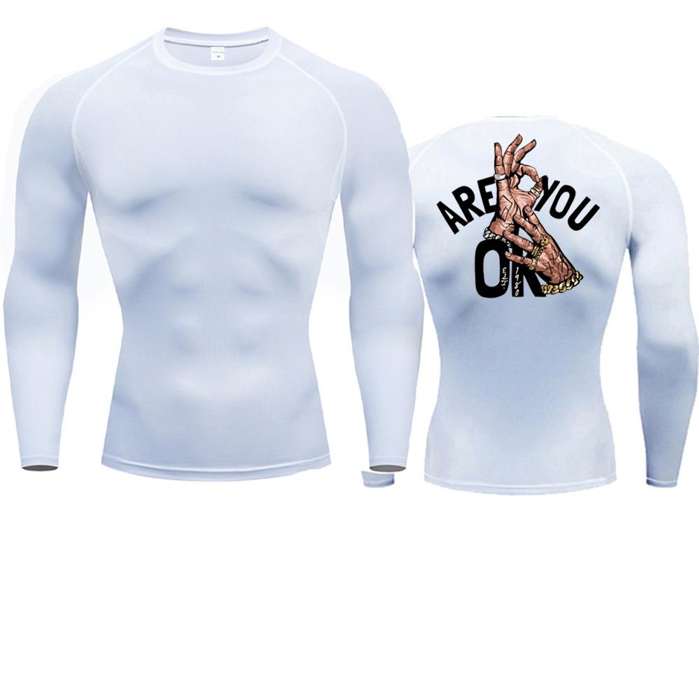 

Мужская футболка с длинным рукавом, черная, для фитнеса, солнцезащитный крем, вторая кожа, быстросохнущая, дышащая, повседневная длинная футболка XXXL