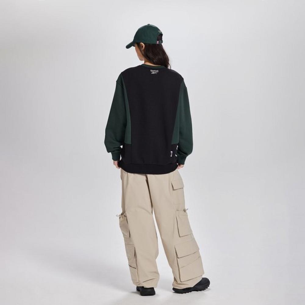 Heritage Unisex Color Block Sweatshirt Rets5fm42bk