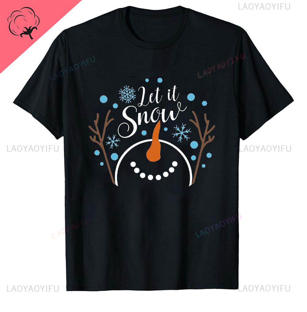 Le Tits Now Weihnachten Lass Es S Jetzt Hässlich Lustig Party Tasche Mode Einzigartig Buchstaben Druck Normales T-Shirt für Männer Weirdcore T-Shirts
