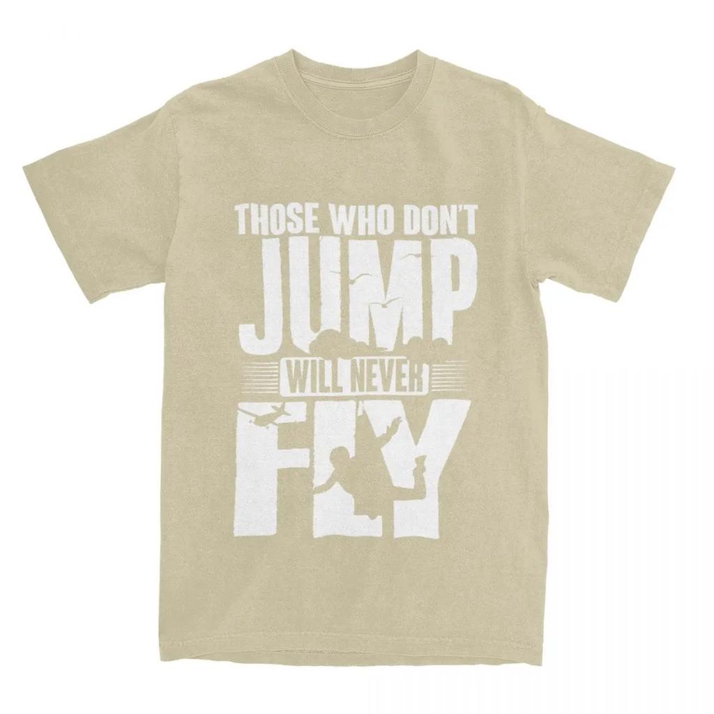 Vintage Base Jump Skydiving T-Shirts Men Women Airplane SkyDive Lover Tee Shirt Gift Idea Clothes