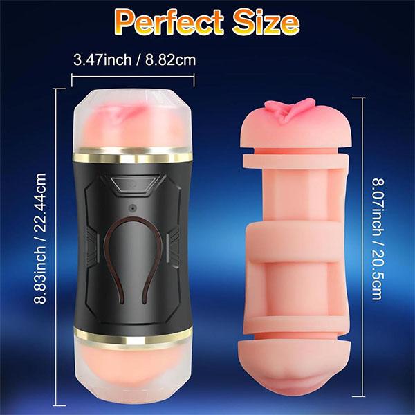 Automatic Male Masturbator Cup with 10 Vibrating Modes for Penis Stimulation, Male Sex Toys Electric Pocket Pussy Male Stroker Vibrator