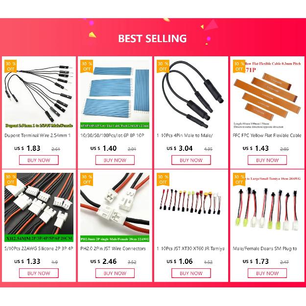 EC5 Male to EC5 Female Silicone Extension Cable 10AWG 100A Current Li-ion Battery Airplane Car Emergency Start Power Plugs