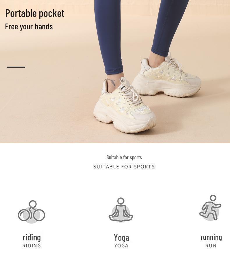 2025 High Waist Yoga Pants: Fake Two-Piece, Elastic, Hip-Lifting, Tummy Control, Nude Feel, Anti-Exposure Running and Fitness Wear
