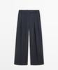 Masimodutti Melange Linen Suit Pants