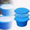 Silicone Large Ice Grid Mould Reusable Ice Cube Box Durable Ice Block Mold