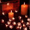 Waterproof Cherry Blossom Fairy Lights 20/10LEDS 1M/2M LED String Lights Battery Powered Decorations Pink Flower String Lamps