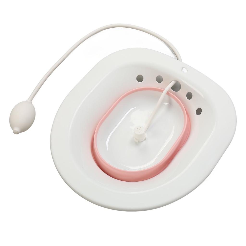 Sitz Bath Folding Multifunctional PP Silicone Toilet Seat Sitz Bath for Hemorrhoid Postpartum Care