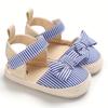 Adorable Baby Girl's Princess Sandals with Bowknot - Non-Slip, Breathable Fabric for Spring/Summer Casual Wear